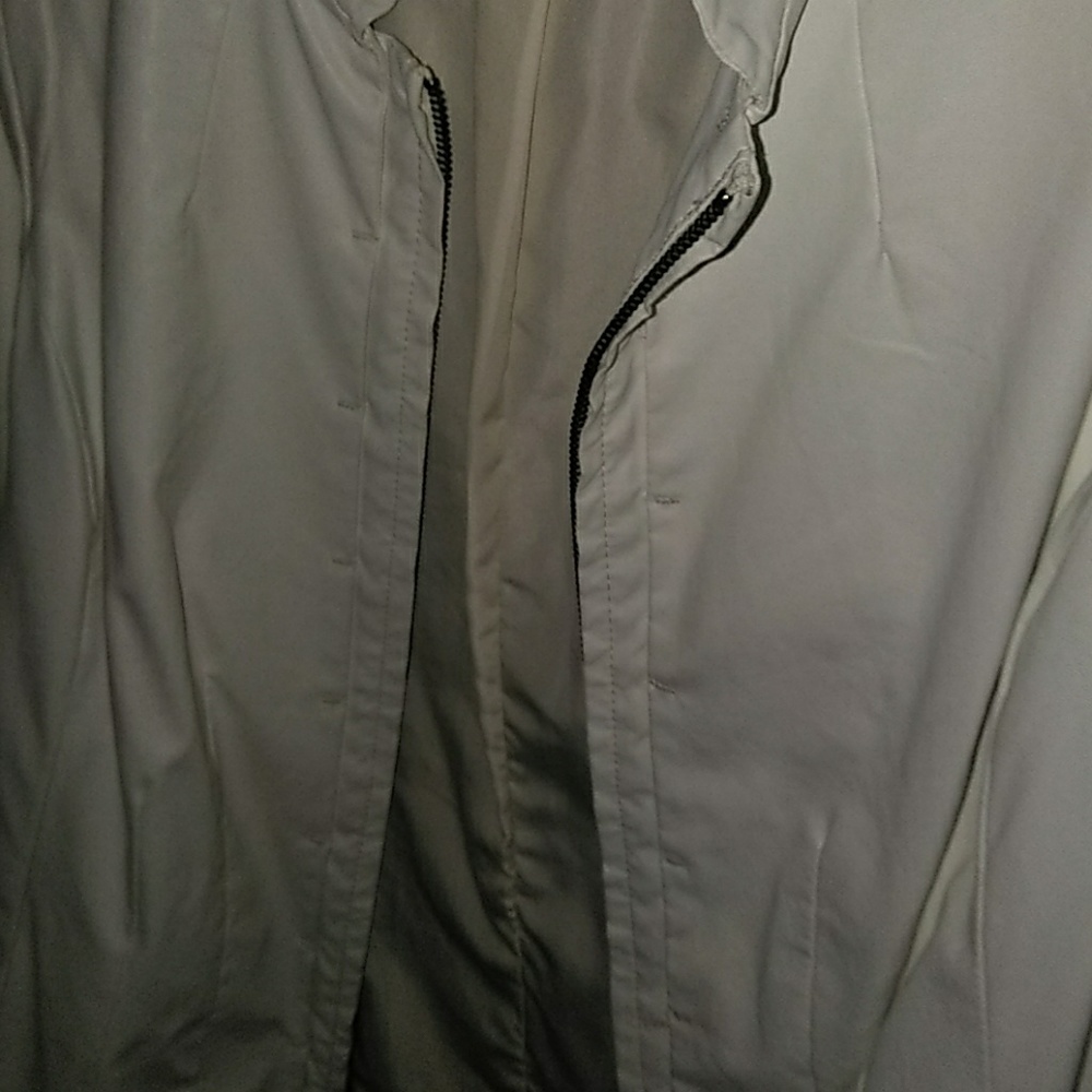 Chicos short leather type jacket